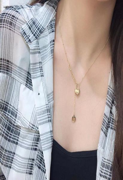 

2021 luxury pendant necklace fashion men039s and women039s designer brand jewelry belt box3014928, Silver