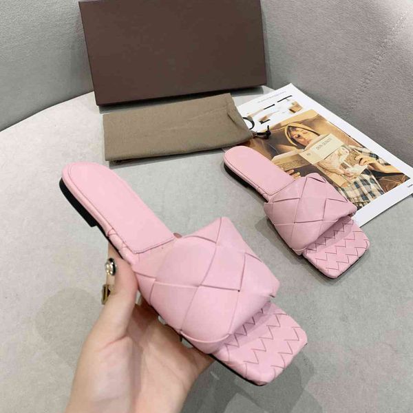 

r slippers bottegas women's fashion luxury sandals summer casual flat slide slippers tv023, Black