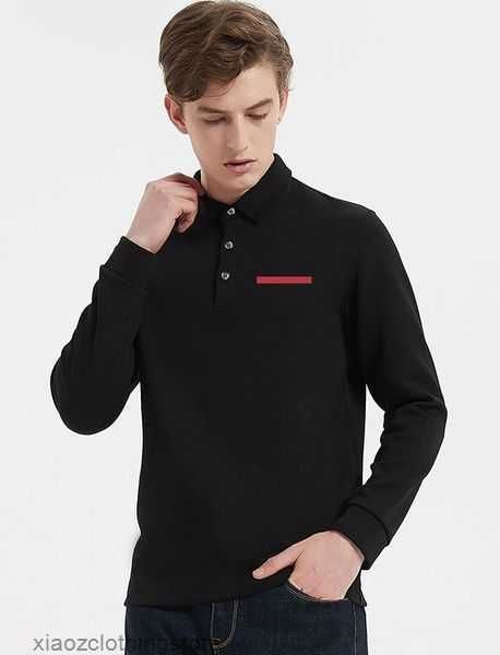 

t man polos mens polo shirts pullover long sleeve tees solid tshirts sweatshirt sportswear oversized tshirt wholesale 3xl 4xl zhk5, White;black