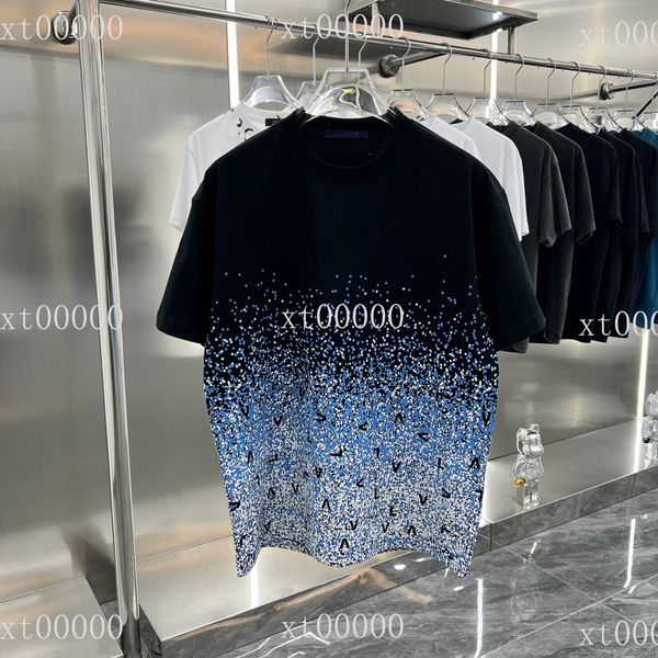 

22ss designer letter printed t shirts tee sweatshirt fashion high street short sleeves summer casual t-shirt breathable men women crew neck, Black;brown