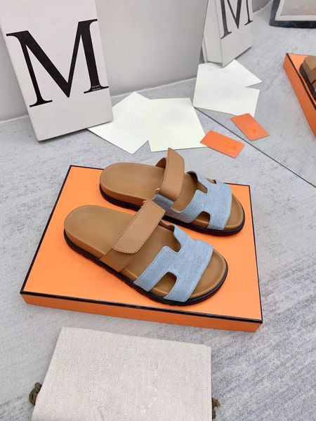 

2023 slides sandal summer sandles shoes men classic brand beach slides casual woman outside slippers sliders beach sandals 10a35-45, Black