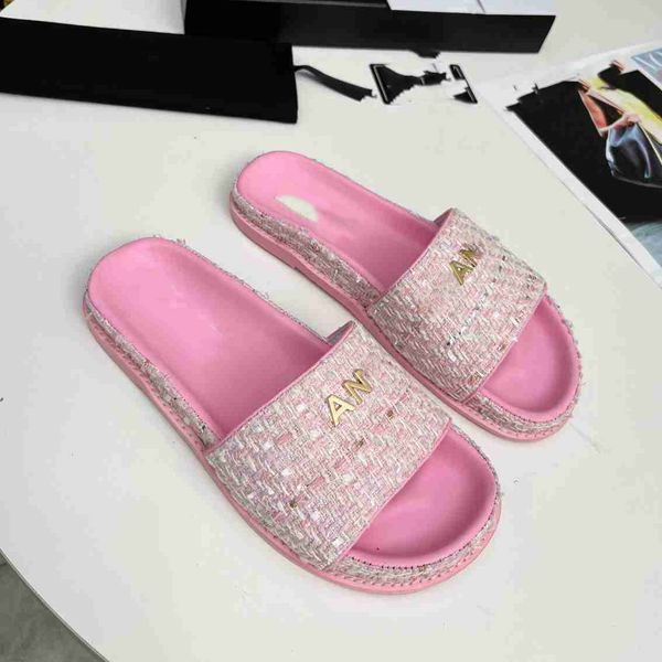 

channel shoes luxury designer ccity slide sandals fashion channel high heels slides slippers woman channel flip flops shoes leather sdgvxvx, Black