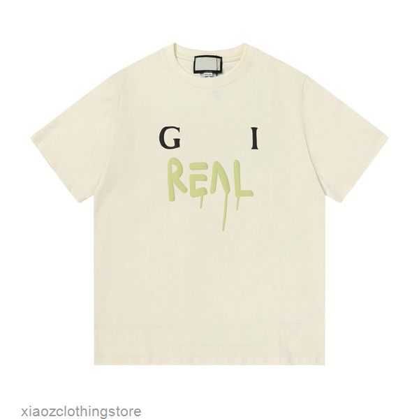 

aly 2023 letter printing cotton t shirts fashion mens short sleeve graphic customize women two g brands clothes casual cotton tees z3ut, White;black