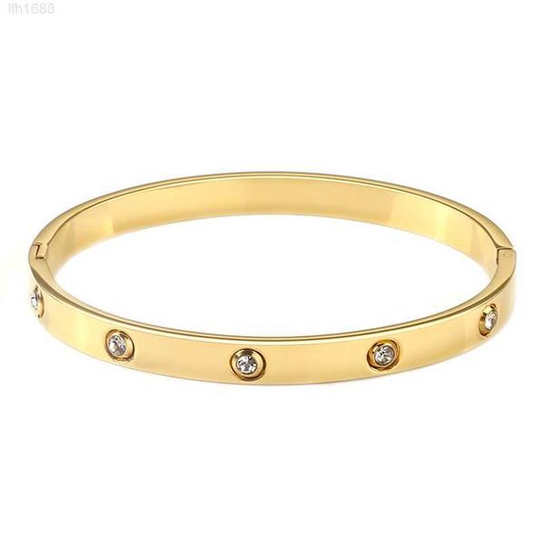 

2023 selling fashion luxury women's stainless steel bracelets, Golden;silver