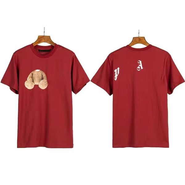 

men's t-shirts designer palmangel street t-shirts couple men's crewneck shirts women's short sleeves, White;black