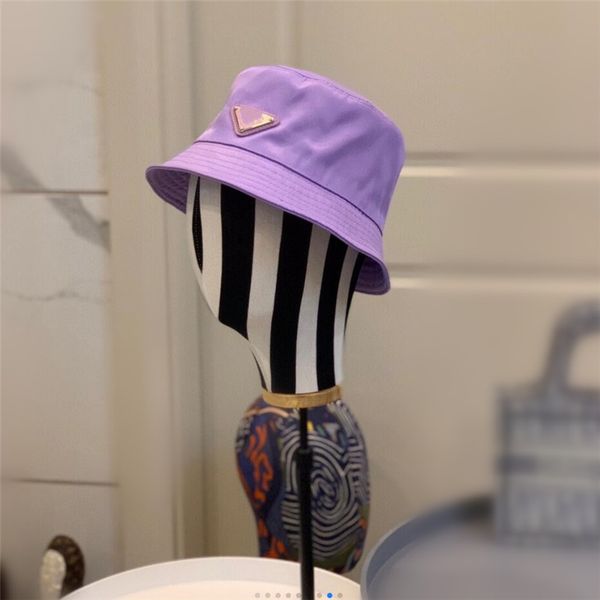 

2022 fashion designer bucket hat minimalist hat sunshade hat gift, Blue;gray