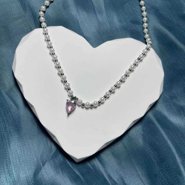 

hf he family love juice short necklace, Silver