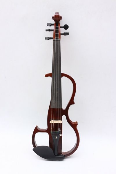 

yinfente 5string 4/4 electric violin soild wood nice tone case bow #ev8