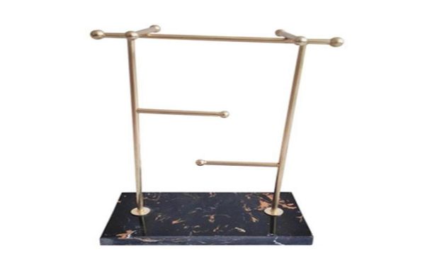 

jewelry pouches bags nordic style marble rack metal storage bedroom room decor9084841, Pink;blue