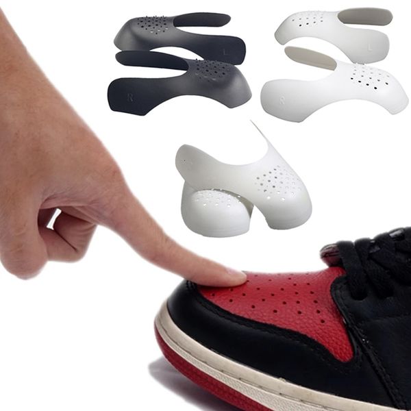 

shoe parts accessories 5 pairs antiwrinkle washable s tree protectors flex crack toe support stretcher light hold sneakers 230512, White;pink