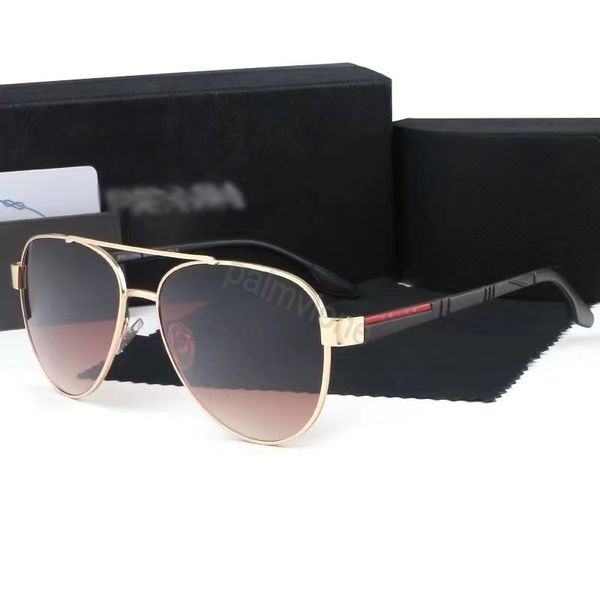 

23ssluxury oval sunglasses for men designer summer shades polarized eyeglasses black vintage oversized sun glasses of women male sunglass wi, White;black