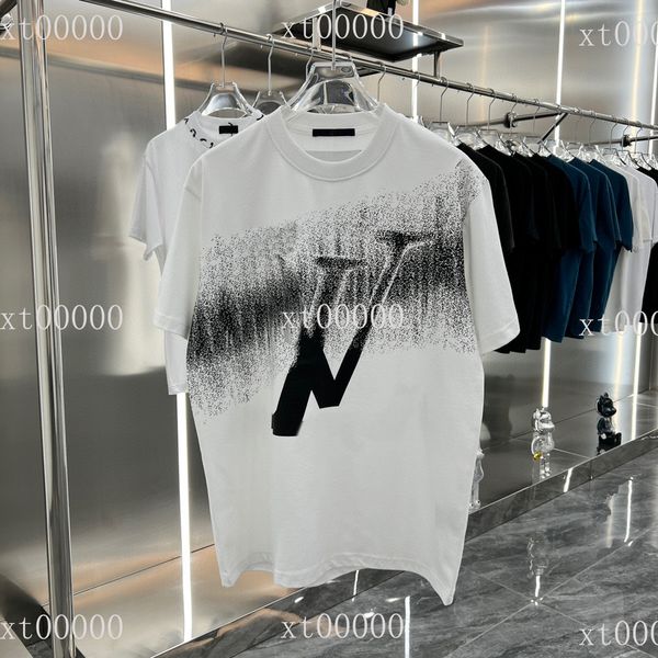 

23ss designer letter printed t shirts tee sweatshirt fashion high street jacket short sleeves summer casual t-shirt breathable men women cre, Black;brown