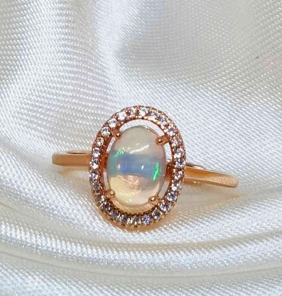 

meibapj natural opal gemstone fashion ring for women real 925 sterling silver charm fine jewelry2676358