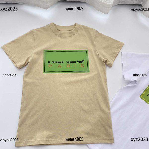 

luxury designer children t-shirt luxury kids high-end t-shirts summer tees round neck chest letter print t shirts new arrival, Blue