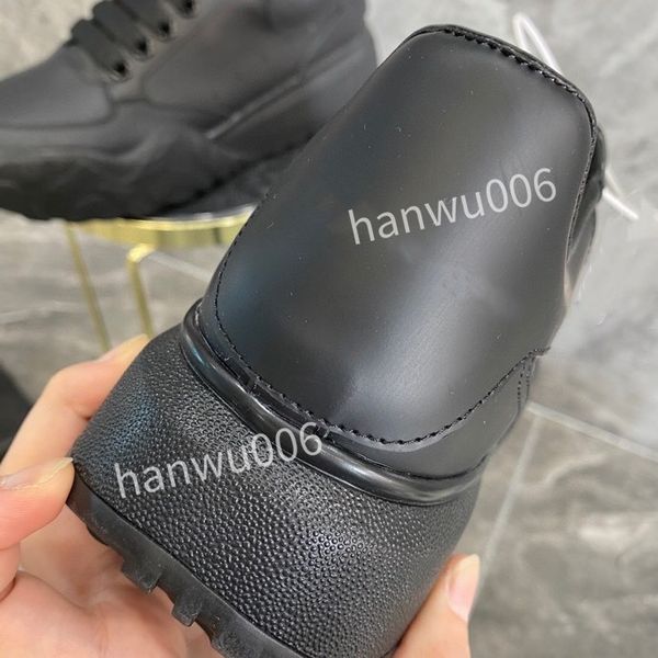 

mens quality designer sneaker lace up genuine leather sneakers fashion casual designer sneaker, Black