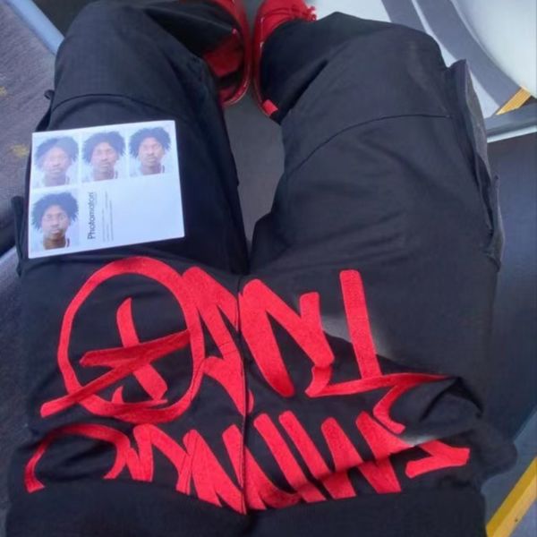 

women's pants s minus two cargo y2k baggy jeans black oversized casual wide trousers harajuku hip hop gothic clothing 2023 230512, Black;white