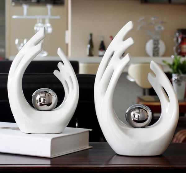 

home decoration accessories furnishing supplies living room cabinet decor ornaments decorations crafts modern minimalist style8481301, Blue;slivery