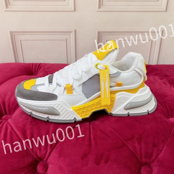 

2023 new luxury casual shoe mens designer sneaker white leather calfskin sneakers shoes comfort outdoor trainers women's walking, Black