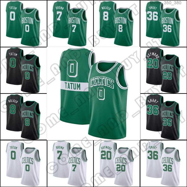 

jayson 0 tatum basketball jersey 33 bird marcus 36 smart jaylen 7 brown 75th anniversary 2022 city uniform
