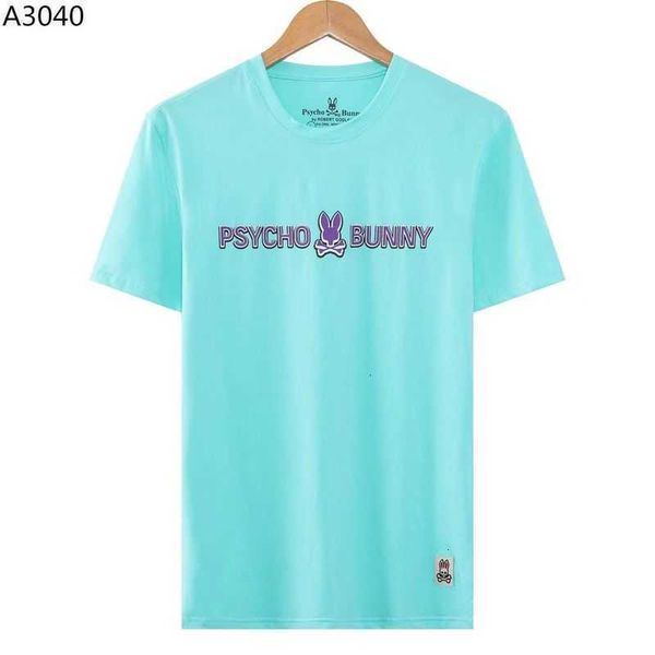 

psycho bunny t shirt 23 summer skull rabbit pure cotton cartoon letter printing short sleeve fashion embroidery label casual kaab e3y6, White;black