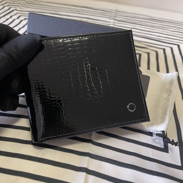 

2023 luxury designer cardholder mini wallets leather quality european fashion ladies men's wallet credit card holder thin passport hard, Red;black