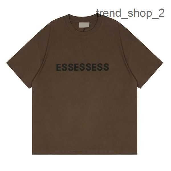 

designer shirts essent t shirt street casual essentail tshirt loose men women summer luxury shorts essen tshirts chest print fashion tees 1, White;black