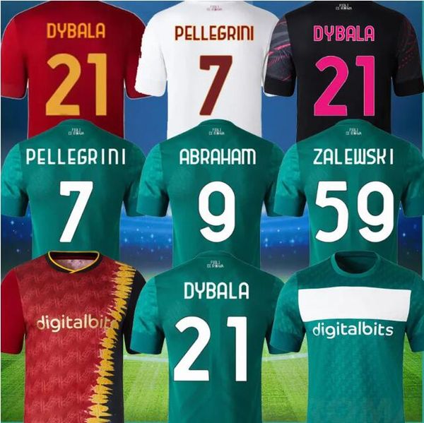 

22 2023 roma legacy collection soccer jerseys aries dybala home belotti celik pellegrini abraham 23 football shirts wijnaldum zaniolo 324565, Black;yellow