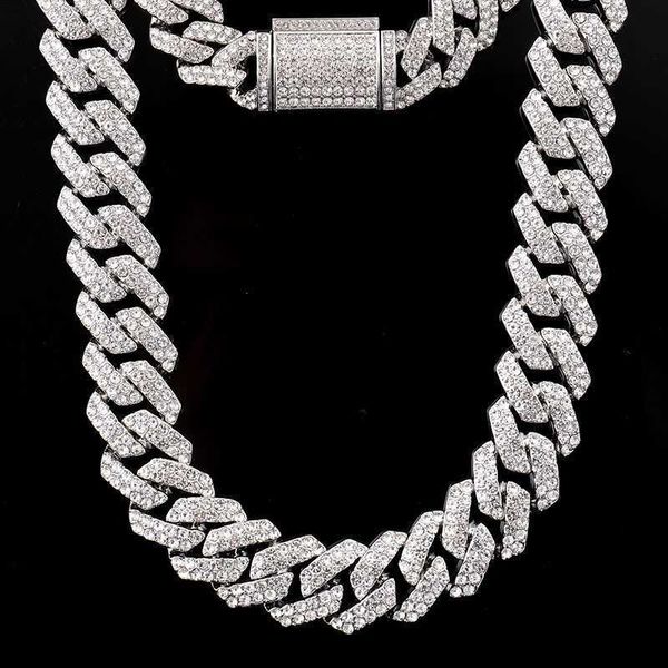 

solid 925 sterling silver cuban chain vvs moissanite necklace hip hop jewelry for men moissanite cuban link