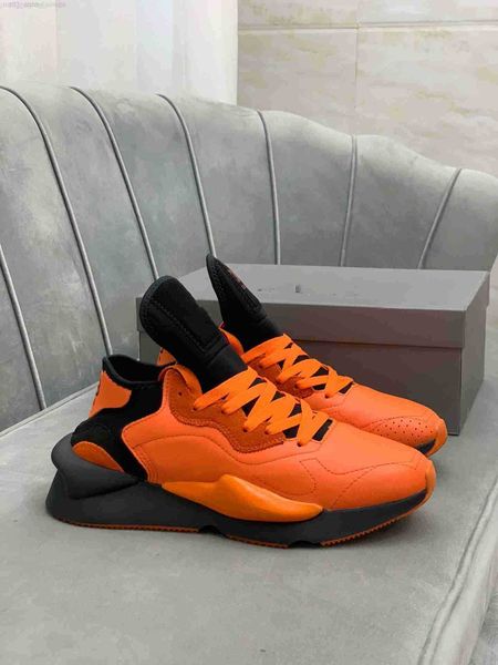 

kaiwa chunky men casual shoes luxury genuine leather sports sneakers yellow black red white y3 boots sneaker size 35-45