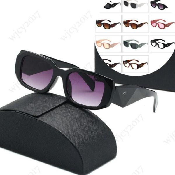 

designer sunglasses for mens women classic fashion goggle sun glasses letters eyeglasses 11 colors with original box, White;black