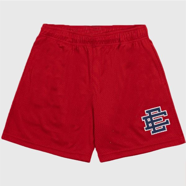 

eric emanuel ee basic short brand men's casual shorts fitness sports pants summer men mesh jogging workout shorts qux3, White;black