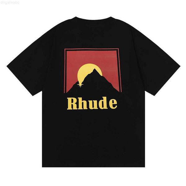 

mens tshirts rhude t shirt casual cotton t shirts summer street skateboard t short sleeves luxury brand men tshirt us size, White;black