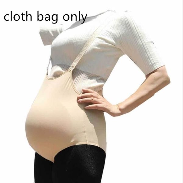 

costume accessories fake pregnant belly with suspender trousers transgender crossdresser false pregnancy belly shemale artificia, Silver