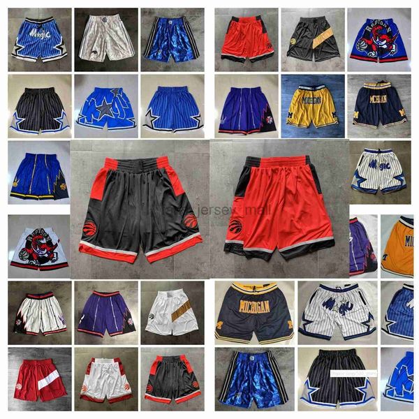 

team basketball shorts just don retro conventional version wear sport pant with pocket zipper sweatpants hip pop white purple short, Black