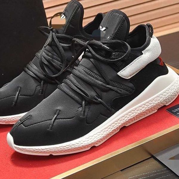 

designer mens women shoes y3 iivenom designer sneakers kusari camouflage series ins fashion running shoe y-3 luxury outdoor casual boots, Black