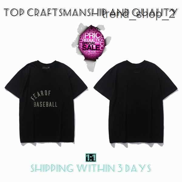 

craftsmanship mens t shirts womens fashion designer ess tshirt street casual fog short sleeve fg tees 1977 cotton stereo printing polos shir, White;black