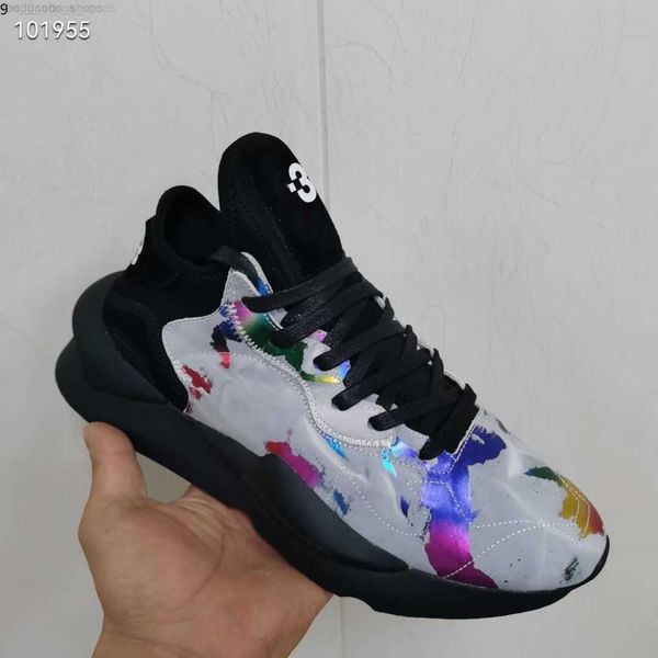 

2023 designer mens women shoes y3 iivenom designer sneakers kusari camouflage series ins fashion running shoe y-3 luxury outdoor casual boot, Black
