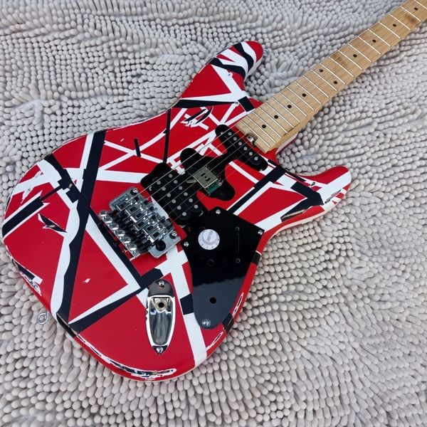 

customization distressed high-quality electric guitar stripe series multicolor