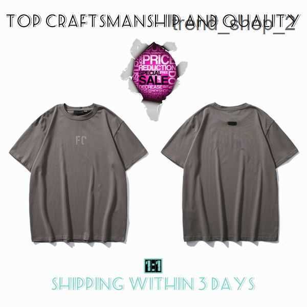 

craftsmanship mens t shirts womens fashion designer ess tshirt street casual fog short sleeve fg tees 1977 cotton stereo printing polos shir, White;black