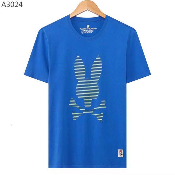 

psycho bunny t shirt 23 summer new casual fashion brand skull rabbit embroidery printed short sleeve t-shirts for men pure cotton v9tz ix45, White;black