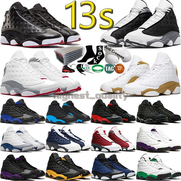 

13s men basketball shoes for women 13 black flint wheat wolf grey playoffs barons atmosphere reverse he got game olive green pink mens women