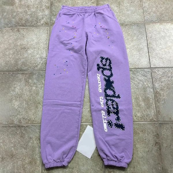 

purple sweatpants men women trousers joggers pants, Black;brown