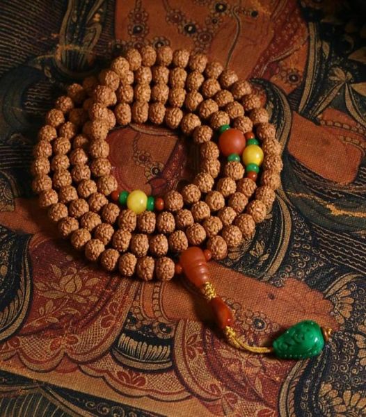 

bangle buddha bead necklace long small vajra bodhi 108 hand string men039s and women039s bracelet tibetan boutique accessory8681349, Black