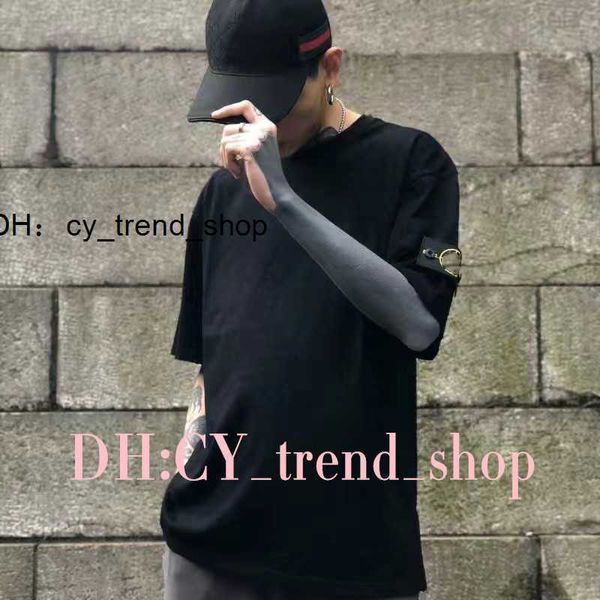 

men's t-shirts shirt designer stoness summer menswear loose letter print lovers street fashion 100% cotton 41, White;black