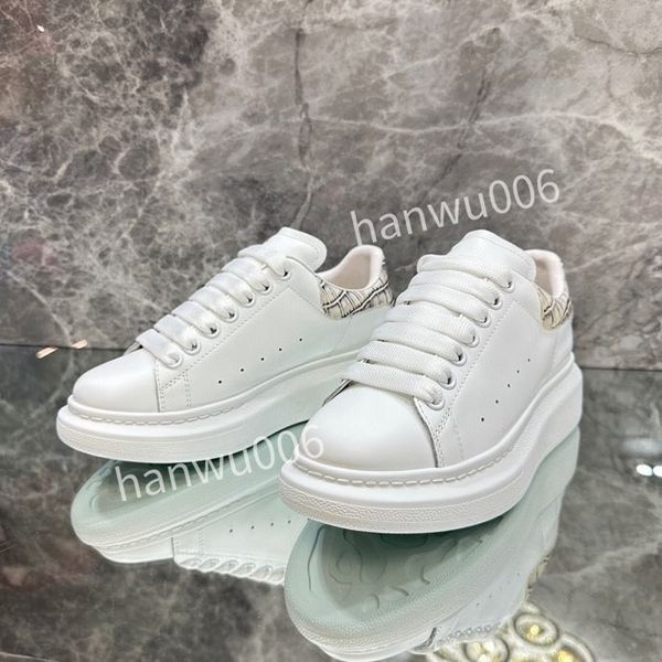 

brand men womens quality designer sneaker lace up genuine leather sneakers fashion casual designer sneaker, Black