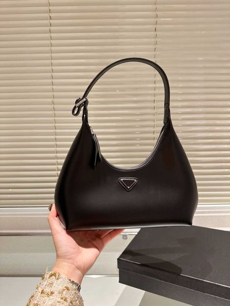 

designer shoulder bag with half patent leather cow leather niche commuting retro fashion shoulder bag underarm women's bag