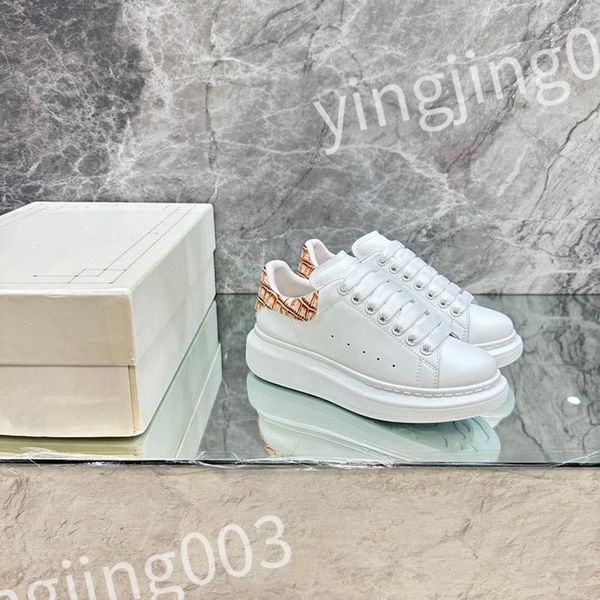 

2023 classic men ladies casual shoes designer fashion leather flat street couple sneakers outdoor running shoes, Black