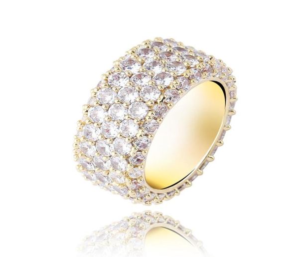 

men women couple rings fashion gold silver color circle hip hop rings luxury bling zircon rings jewelry8401978