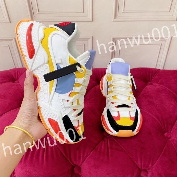 

2023 new luxury casual shoe mens designer sneaker white leather calfskin sneakers shoes comfort outdoor trainers women's walking, Black