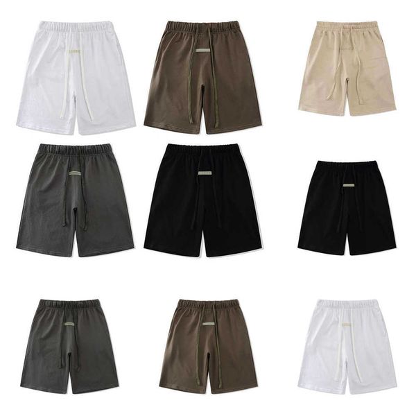 

reflective high street shorts men's casual sports pant loose oversize style drawstring pants trend designer essential's short g24u, White;black